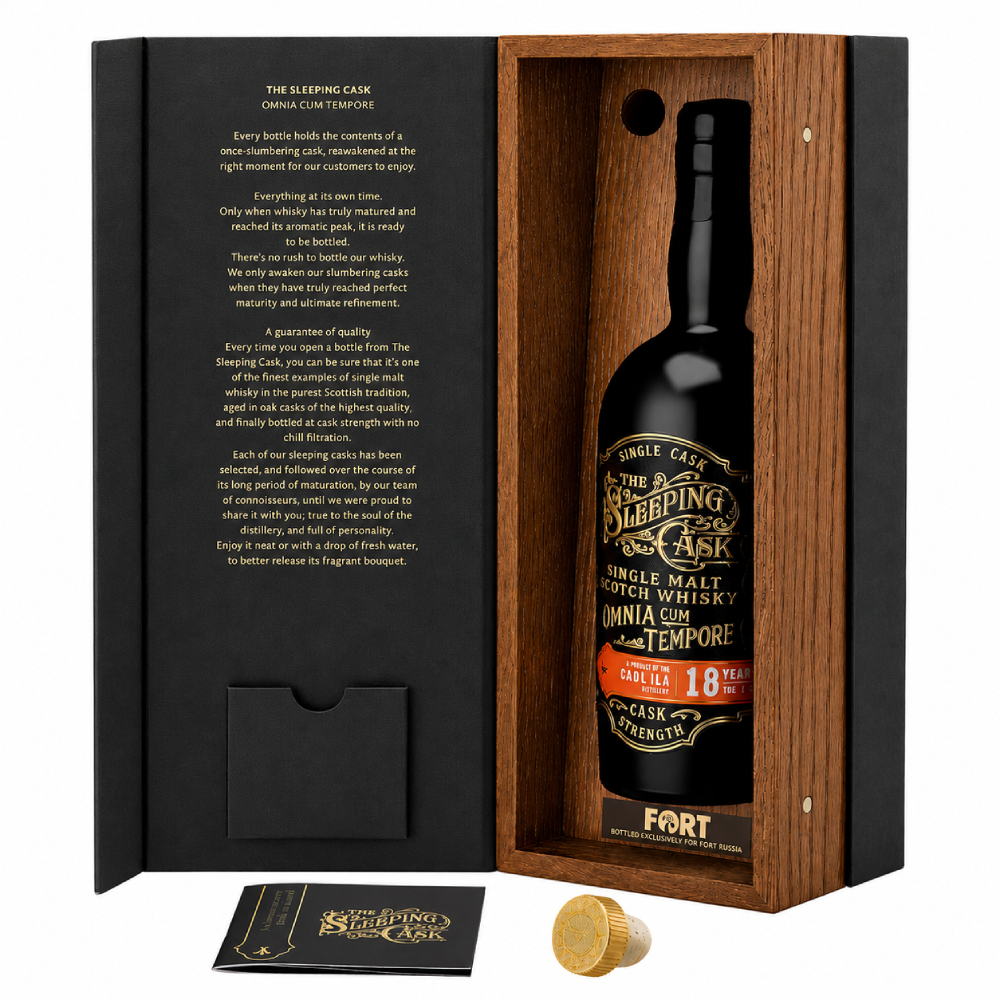 Односолодовый виски The Sleeping Cask Caol Ila 18 YO (gift box)