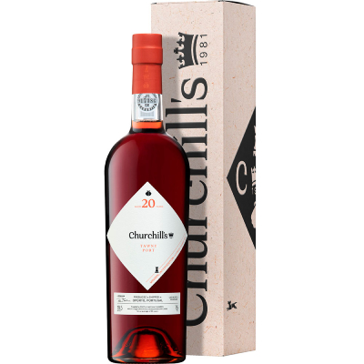 Портвейн Churchill’s Tawny Port 20 Years Old (white gift box)
