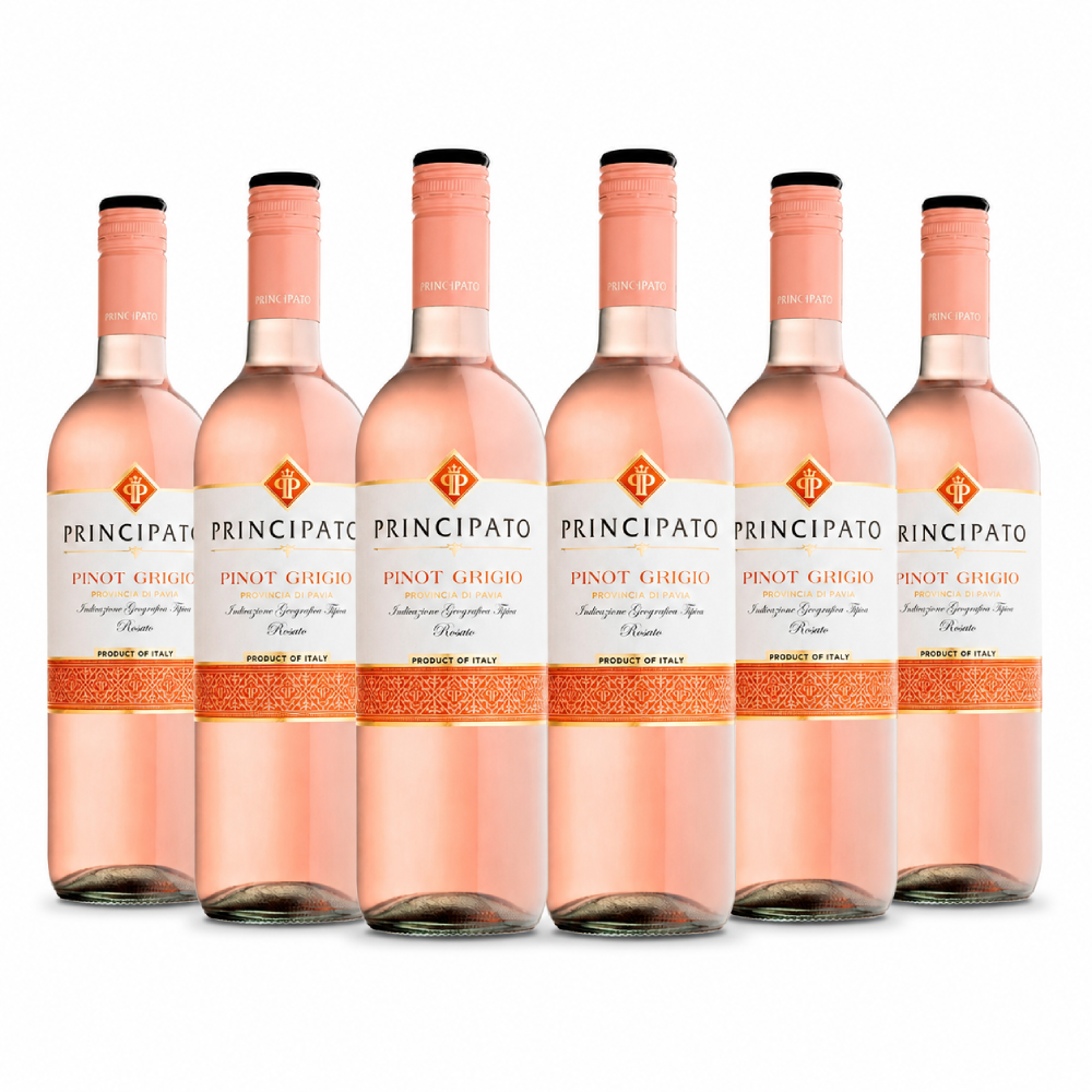 Набор из 6-ти бутылок Principato Pinot Grigio Rosato Provincia di Pavia IGT