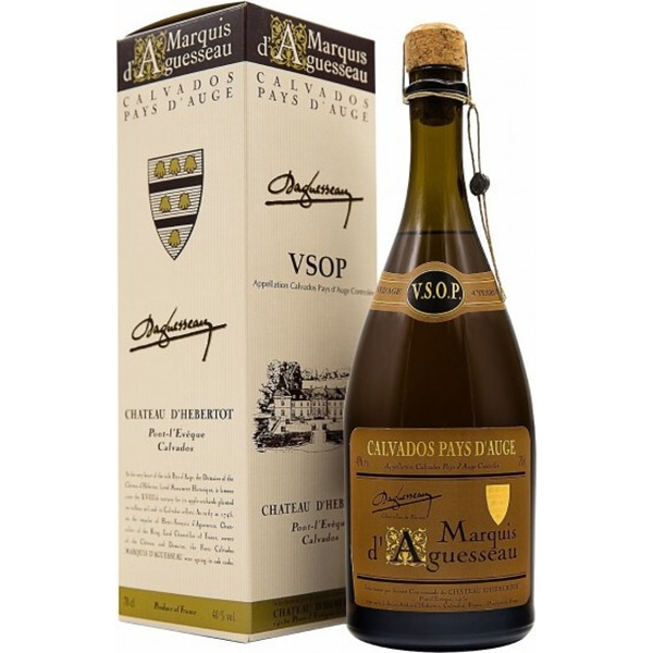 Кальвадос Marquis d'Aguesseau VSOP 4 ans (gift box)